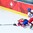 Anna Zikova from the Czech Republic against Line Berntsen from Norway during the 2017 Women's Final Olympic Group C Qualification Game between the Czech Republic and Norway, photographed Thursday, 9th February, 2017 in Arosa, Switzerland. Photo: PPR / Manuel Lopez
